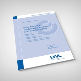 Das Deckblatt der Broschüre "Bestandsaufnahme zu transkulturellen Kompetenzen in der Suchthilfe in NRW"